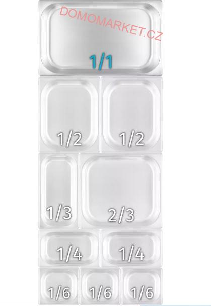 TECHNICA Cold Line 210039 Gastronádoba nerezová GN 2/3 200 mm