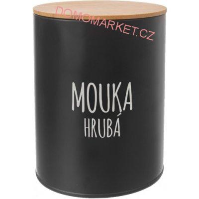 Orion Dóza MOUKA HRUBÁ Ø13cm černá