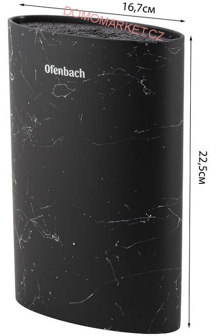 Stojan na nože štětinový, oválný OFENBACH