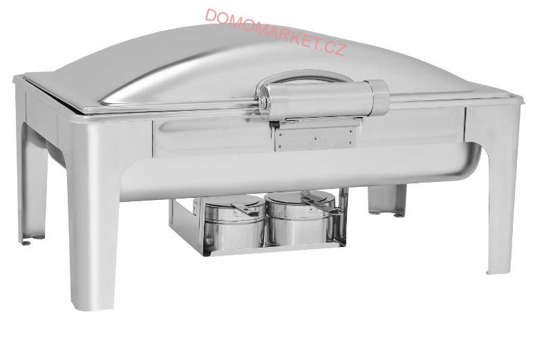 TECHNICA Silver Line 510026 Chafing s odklápěcím víkem 9l GN 1/1