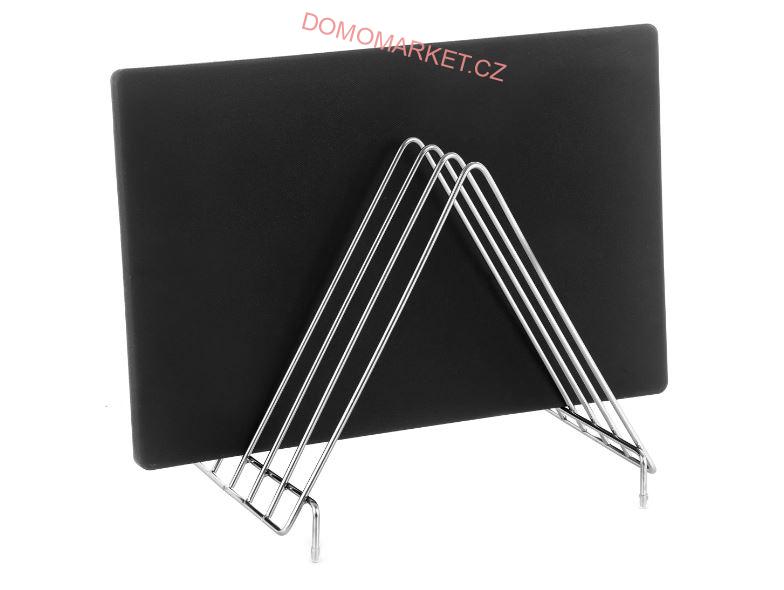 Stojan na 6 krájecích desek z nerezové oceli 330x270x265 mm | PRESTONA 220004