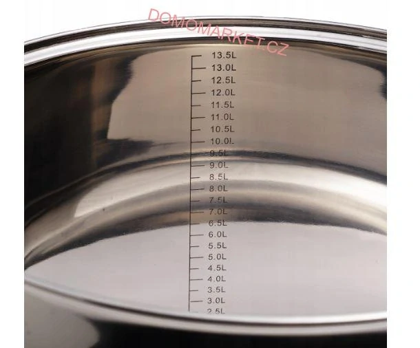 Nerezový hrnec 30 cm / 15,5 l Kamille KM-5406