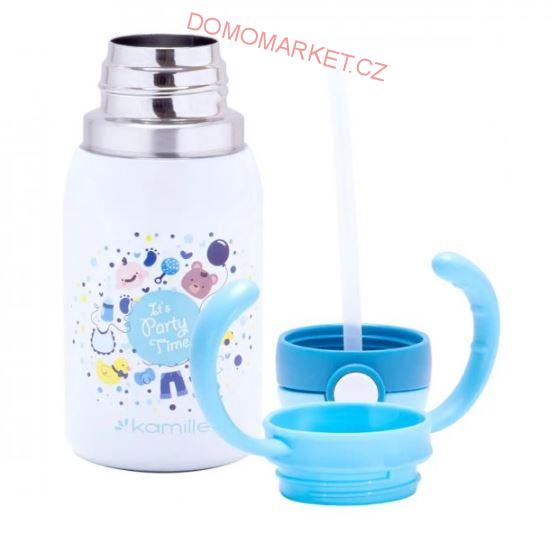 Dětská termoláhev 300ml modrá Kamille