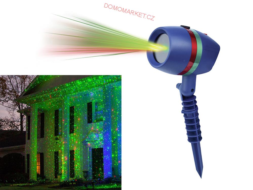 Star Shower Motion laserová lampa s pohyblivými světly VG-15469