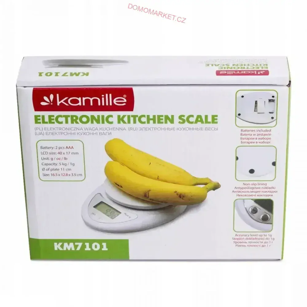 Kamille KM-7101 Kuchyňská váha 5 kg