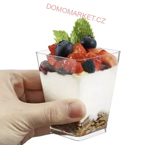 Plastový kelímek na dezerty Ruhhy 120ml 50ks