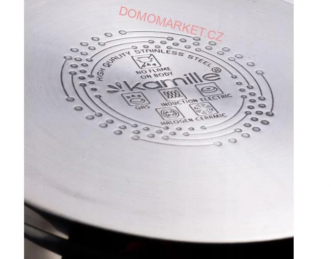 Nerezový hrnec 30 cm / 15,5 l Kamille KM-5406