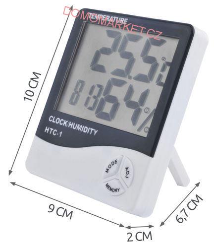 Teploměr a vlhkoměr s venkovním čidlem Verk VG-01310