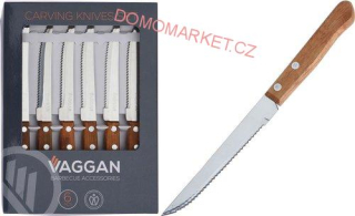 EXCELLENT Nůž steakový sada 6 ks VAGGAN BBQ
