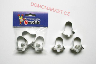 Smolík 799 Vykrajovačky ZVONKY sada 3ks