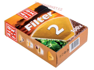 ALUFIX Kávové filtry 100 ks, velikost 2