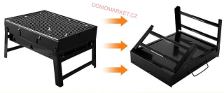 Gril přenosný 36x29 cm Karpateus KGE-2301