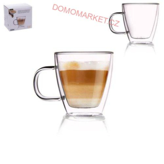 Hrnek dvoustěnný, skleněný 0,18 l ORION