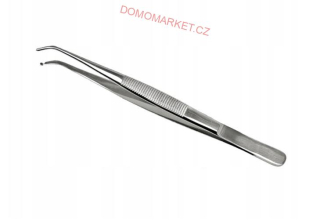 Zdobící pinzeta 20 cm, kuchařská, zahnutá MF99