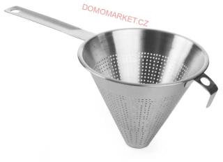 Cedník špičák 185 mm s dodatečnou rukojetí | HENDI 547304