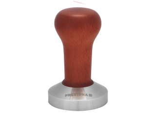 Pěchovadlo / tamper 58 mm s dřevěným úchytem | PRESTONA 910002