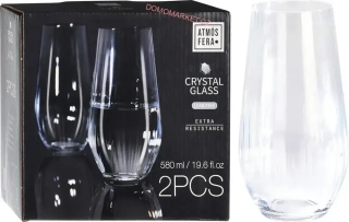 CRYSTAL Glass Sklenice na vodu 580 ml 2 ks