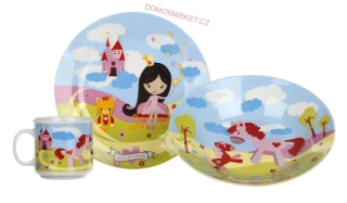 Banquet Dětská jídelní souprava 'Little Princess' 3 dílná
