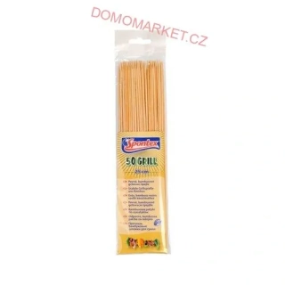 SPONTEX Špejle 25 cm, 50 ks hrocené