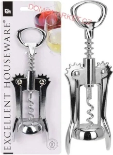 Excellent Houseware Otvírák na víno / vývrtka páková 18 cm