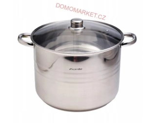 Nerezový hrnec 30 cm / 15,5 l Kamille KM-5406