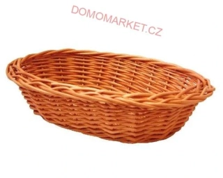 Ošatka oválná z vrbového proutí 30x19 cm Wiklina