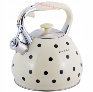 Čajová konvice 3l Kamille KM-0659 krémová